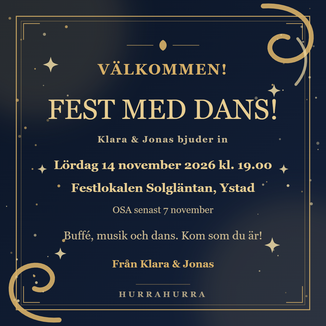 Fest med dans!